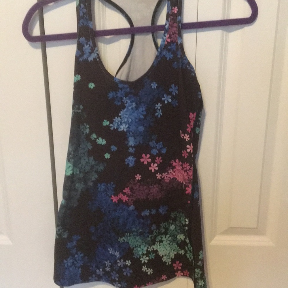 Lululemon flower tank top